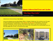 Tablet Screenshot of jimmiejohnsonrealestate.net